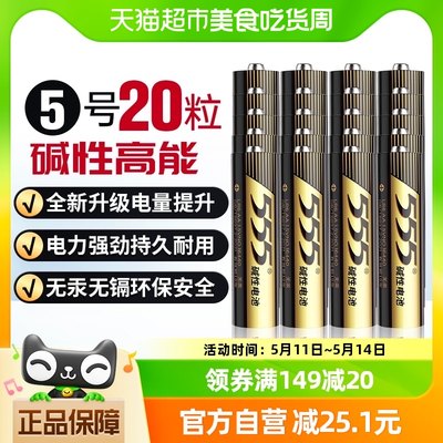 5号碱性电池20粒装1.5V