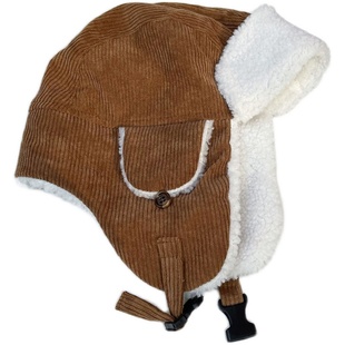 姚叔叔/本期我坠喜欢的一款灯芯绒雷锋帽子了,满满都是少女感哦~