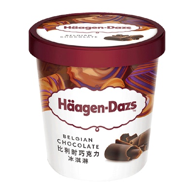 哈根达斯比利时巧克力味冰淇淋