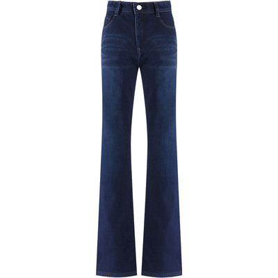 加绒加厚四面弹力妈妈款微喇裤