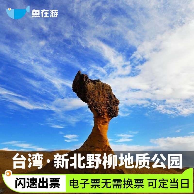 [野柳地质公园-野柳地质公园门票]台湾旅游新北野柳地质公园野柳地质公园门票闪速出票可定当日