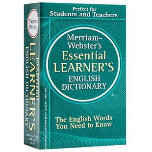 韦氏基础英语词典 英文原版英英字典 Merriam-Webster's Essential Learner's English Dictionary 英文版学习工具书 进口原版书籍