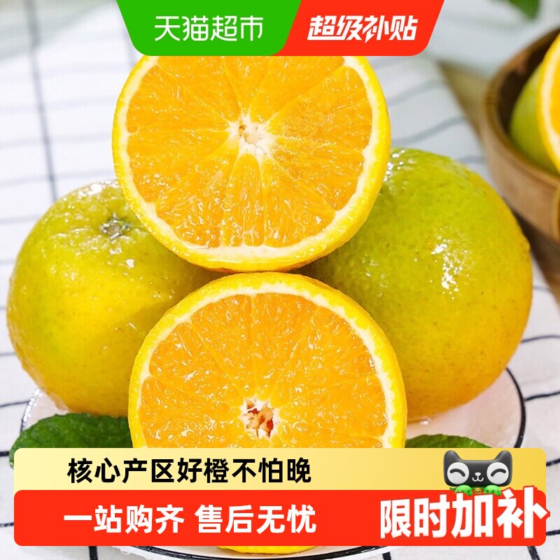 正宗湖北秭归夏橙脐橙新鲜水果当季手剥甜橙子特级【详情领优惠】 - 实物图
