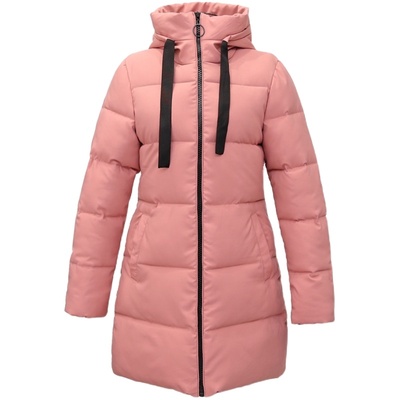 羽绒棉服胖子修身大码中长棉服女