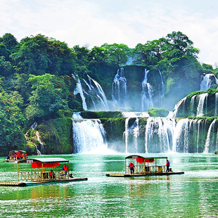 【逸山水】德天瀑布+明仕田园+桂林+阳朔+漓江跟团5日