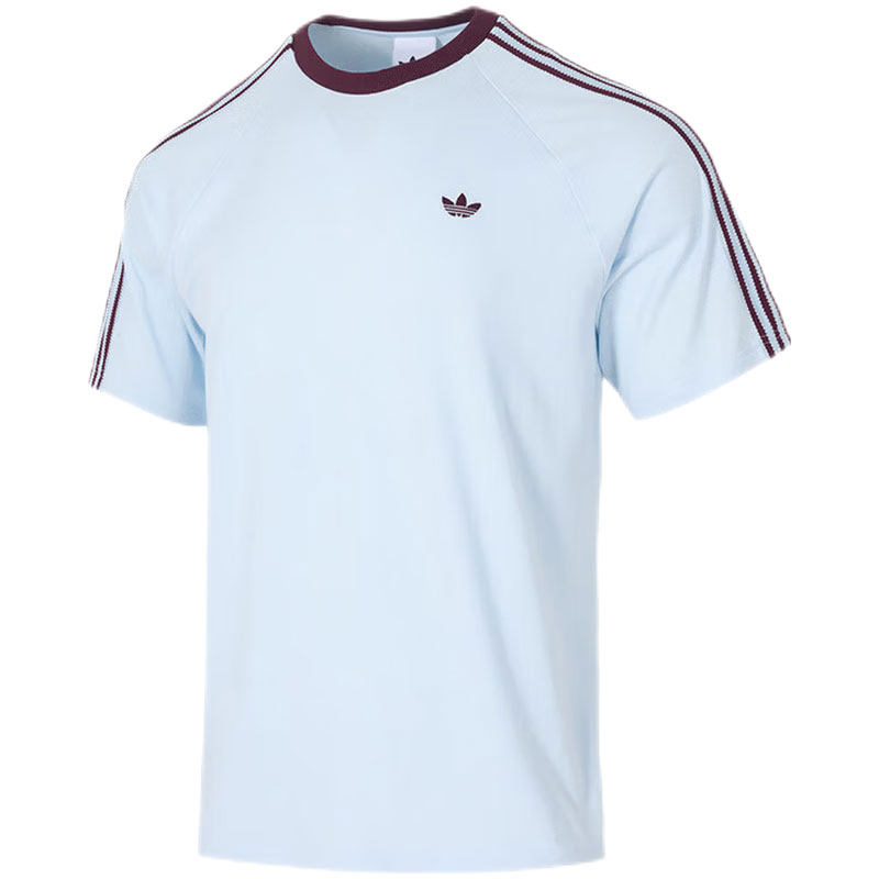 【自营】Adidas阿迪达斯T恤男装圆领透气休闲上衣简约运动短袖