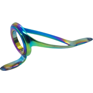 彩色定位环双脚过线导环炫彩导眼陶瓷环DIY筏竿前手把环改装套装