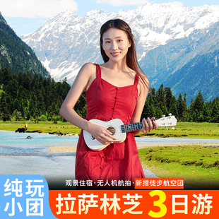 西藏旅游拉萨林芝三日游南迦巴瓦峰大峡谷巴松措新措3天2晚跟团游