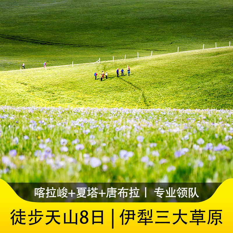 游侠客徒步天山8日跟团喀拉峻夏塔古道唐布拉草原纯玩新疆旅游