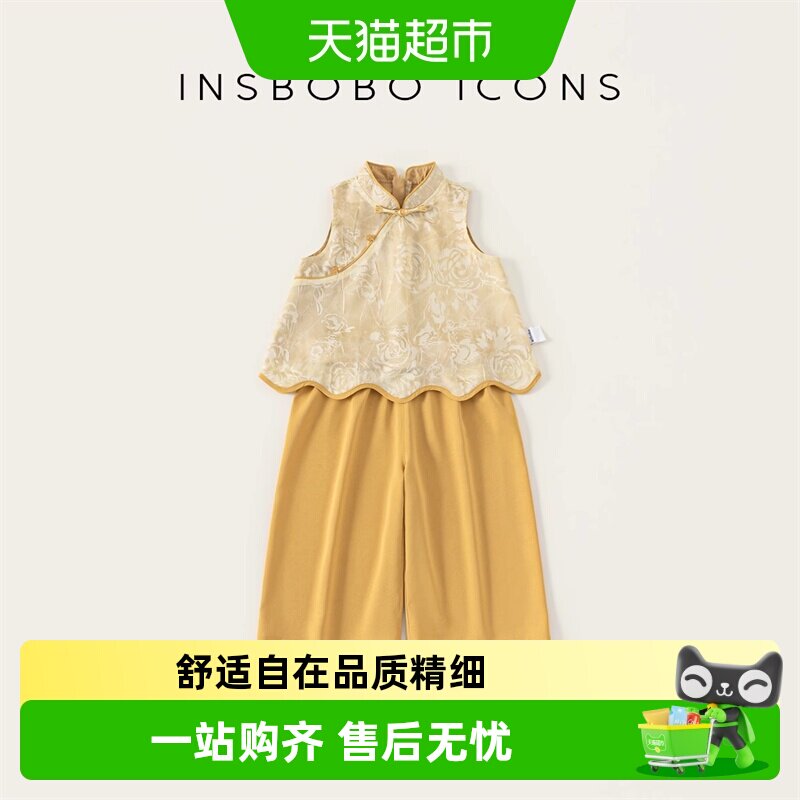INSbobo女童汉服薄款松紧裤腰图片