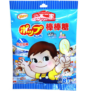 不二家棒棒糖100支水果牛奶味巧克力奶茶味糖果儿童年货节小零食