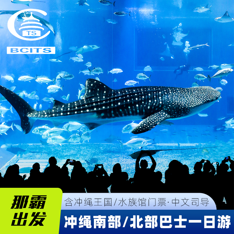 日本冲绳一日游北部南部美丽海水族馆冲绳文化王国花火那霸旅游