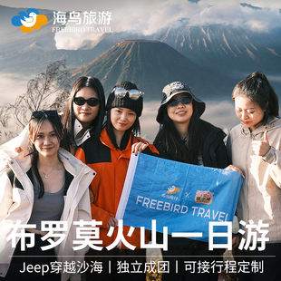 印尼泗水布罗莫火山一日游团马达将军瀑布bromo包车巴厘岛赛武