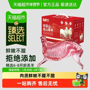 【臻选】祁连山高山寒羊半只羊原切羊排羊腿羊蝎子生鲜羊肉礼盒