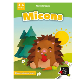 Gigamic Micons儿童益智玩具思维观察力训练亲子互动纸盒便携桌游