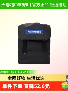 Subtle(绳网袋蓬)  双肩包淡蓝色