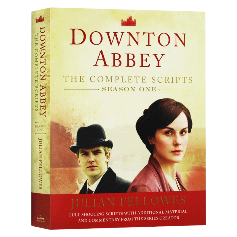 英文原版 英剧剧本 唐顿庄园剧本 Downton Abbey Script Book Season 1 英语小说
