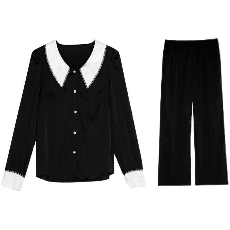 noirtease娃娃领两件套家居服