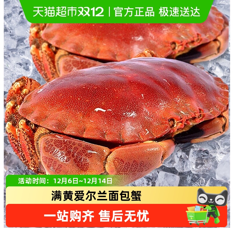 爱尔兰进口超大熟冻面包蟹