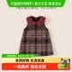 INSbobo女童连衣裙2025秋冬新款 周岁女宝礼服冬季 加绒儿童裙子潮