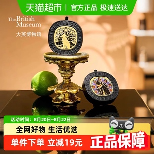 大英博物馆安德森猫车载香薰出风口车内饰品香氛摆件送女生日礼物