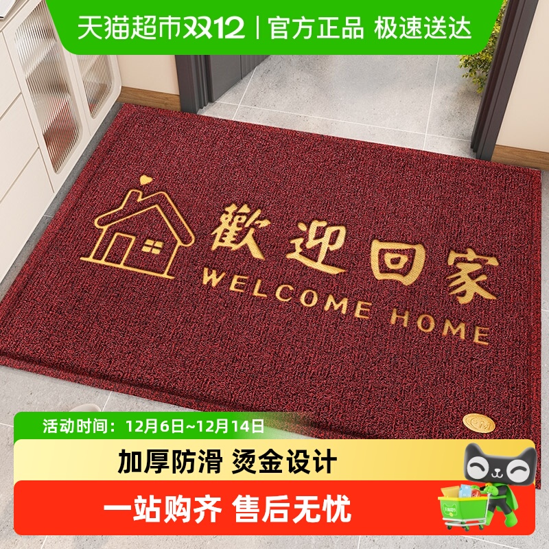 尚美巢品入户门丝圈高级感防滑地垫