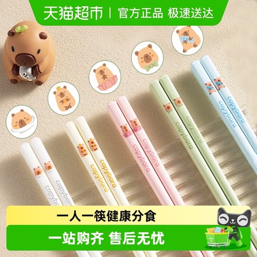 Suncha/双枪卡皮巴拉陶瓷筷子