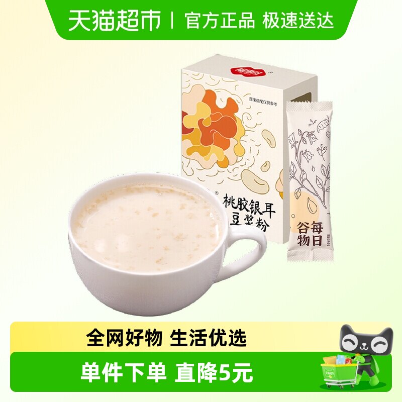 包邮福事多桃胶银耳豆浆粉200g营养早餐冲泡速溶豆浆饮品 - 淘宝联盟商品