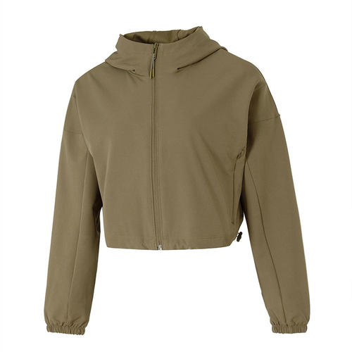 【自营】UA安德玛女装新款运动外套短裤简约时尚休闲梭织夹克