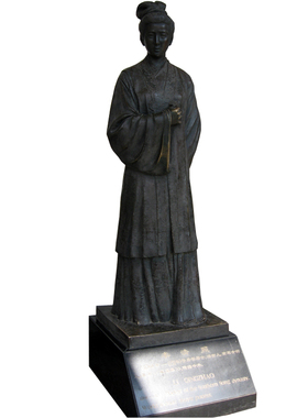 田园风古代人物玻璃钢南宋铜雕