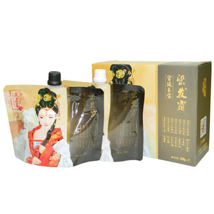 美兰朵染发膏宫廷玉宝染发霜黑发霜自然黑染膏染发剂清水不沾头皮