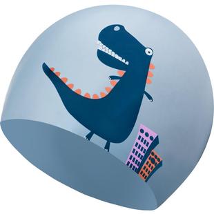 BE范德安儿童泳帽男童女童硅胶高颜值防水不勒头游泳专用装备卡通