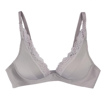 低胸性感光面无痕欧式设计文胸