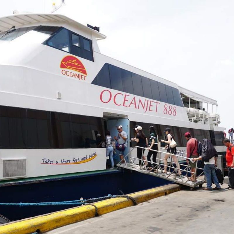宿雾至塔比拉兰（薄荷岛）OceanJet 渡轮船票（单程／往返）