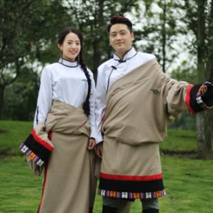 古老藏民族传统藏袍款式高端面料定制秋冬装双层藏袍男女款藏装服