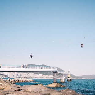 韩国釜山旅游自由行7天6晚釜山机票+酒店 可代办签证甘川文化村