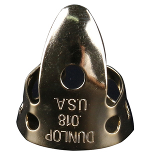 Dunlop邓禄普吉他义甲指套 金属黄铜镍银33R/37R右手护甲指弹拨片