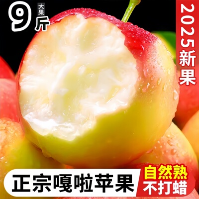 2025新鲜嘎啦苹果应当季水果青山西红富士脆甜冰糖丑苹果整箱包邮