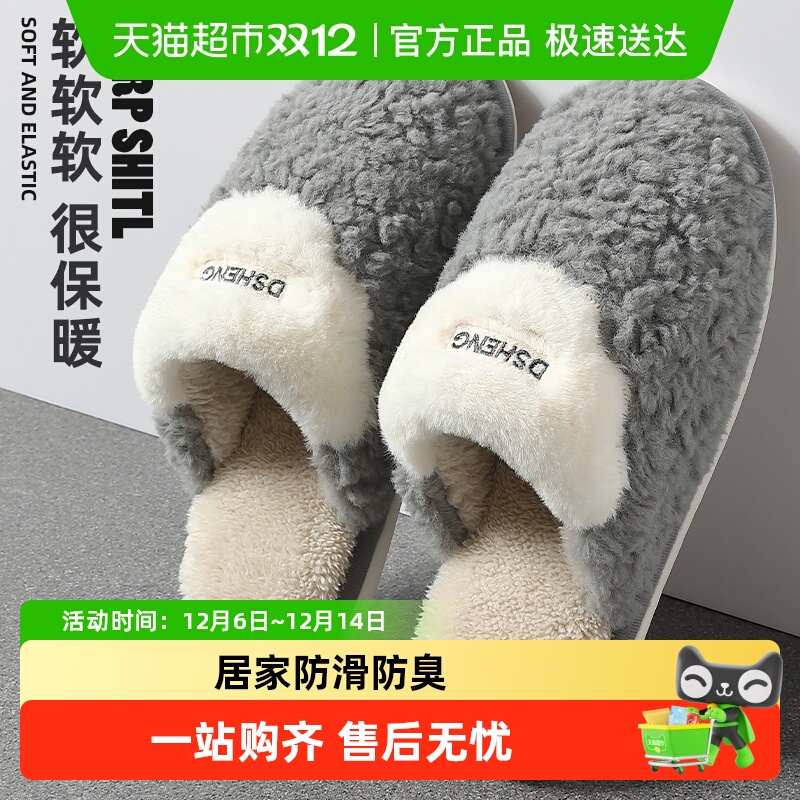 FZT男士冬季2024新棉拖鞋