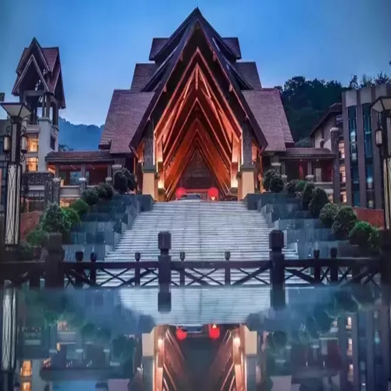 【韶关·经律论】森林公寓双床房1晚含早餐无限次温泉天禅谷自在天