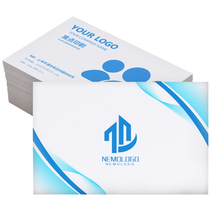 名片制作订做双面印刷包邮免费设计创意商务公司宣传广告定制打印保修异形积分餐饮体验卡片吊牌pvc塑料防水