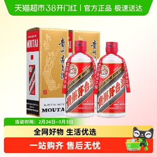 贵州飞天茅台53度500ml*2 (年份随机)