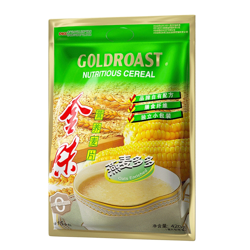 经典麦片 独立小袋便携分享装 15小袋共420g
