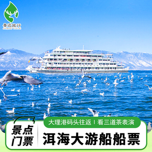 [洱海-大理港码头往返游船]大理港往返成人票