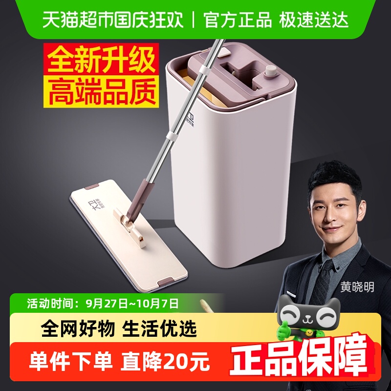 大卫平板拖把免手洗家用地板拖