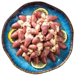 鸡心新鲜生鸡心鸡内脏鸡心眼冷冻生鲜鸡心烧烤材料卤味批发商用