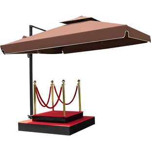 莫家户外遮阳伞大太阳伞罗马伞庭院伞站岗台伞保安岗亭遮阳伞物业