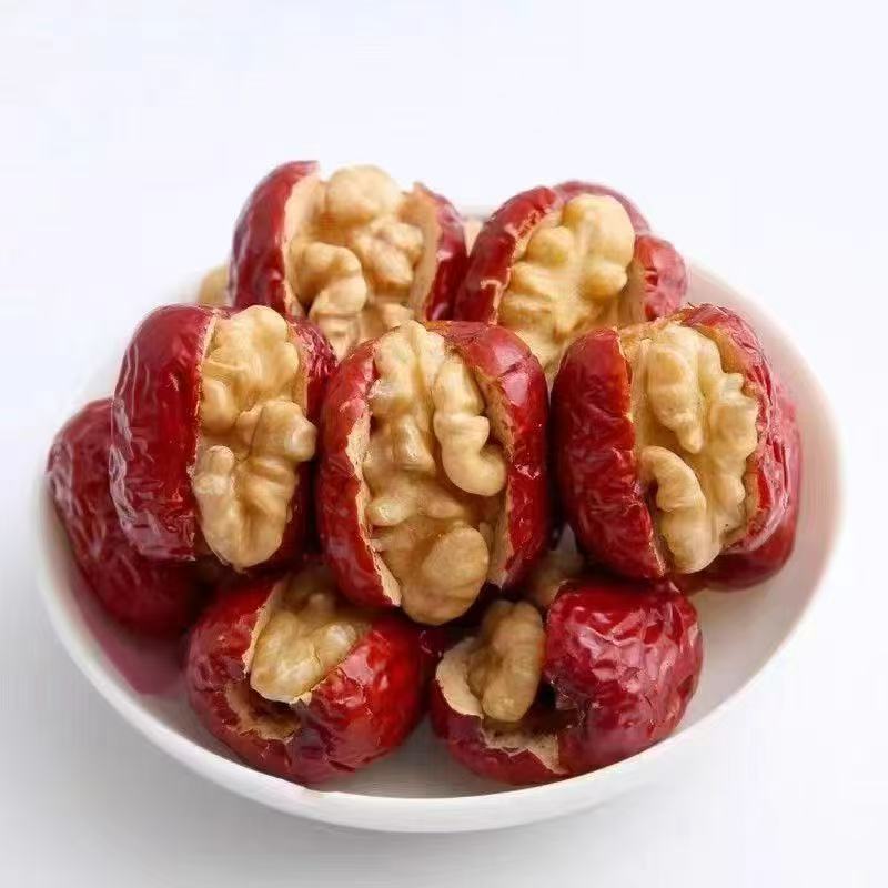 枣夹核桃休闲零食独立包装小灰枣夹核桃