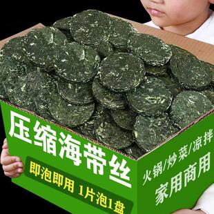 一级压缩海带丝干净无沙海带苗海带头烘干圆饼火锅食材凉拌价