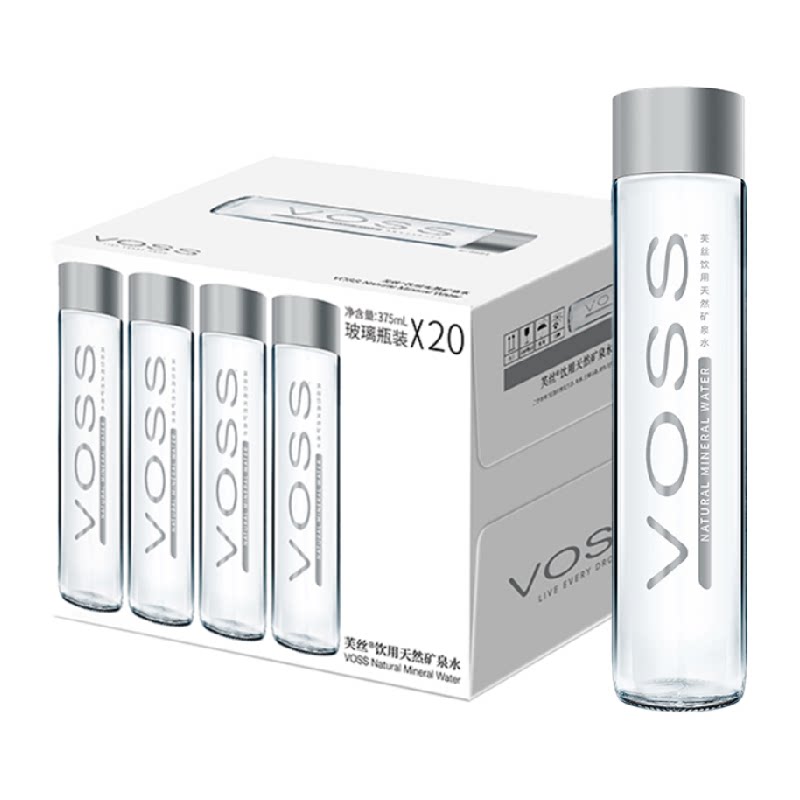VOSS芙丝黑珍珠联名弱碱性矿泉水图片